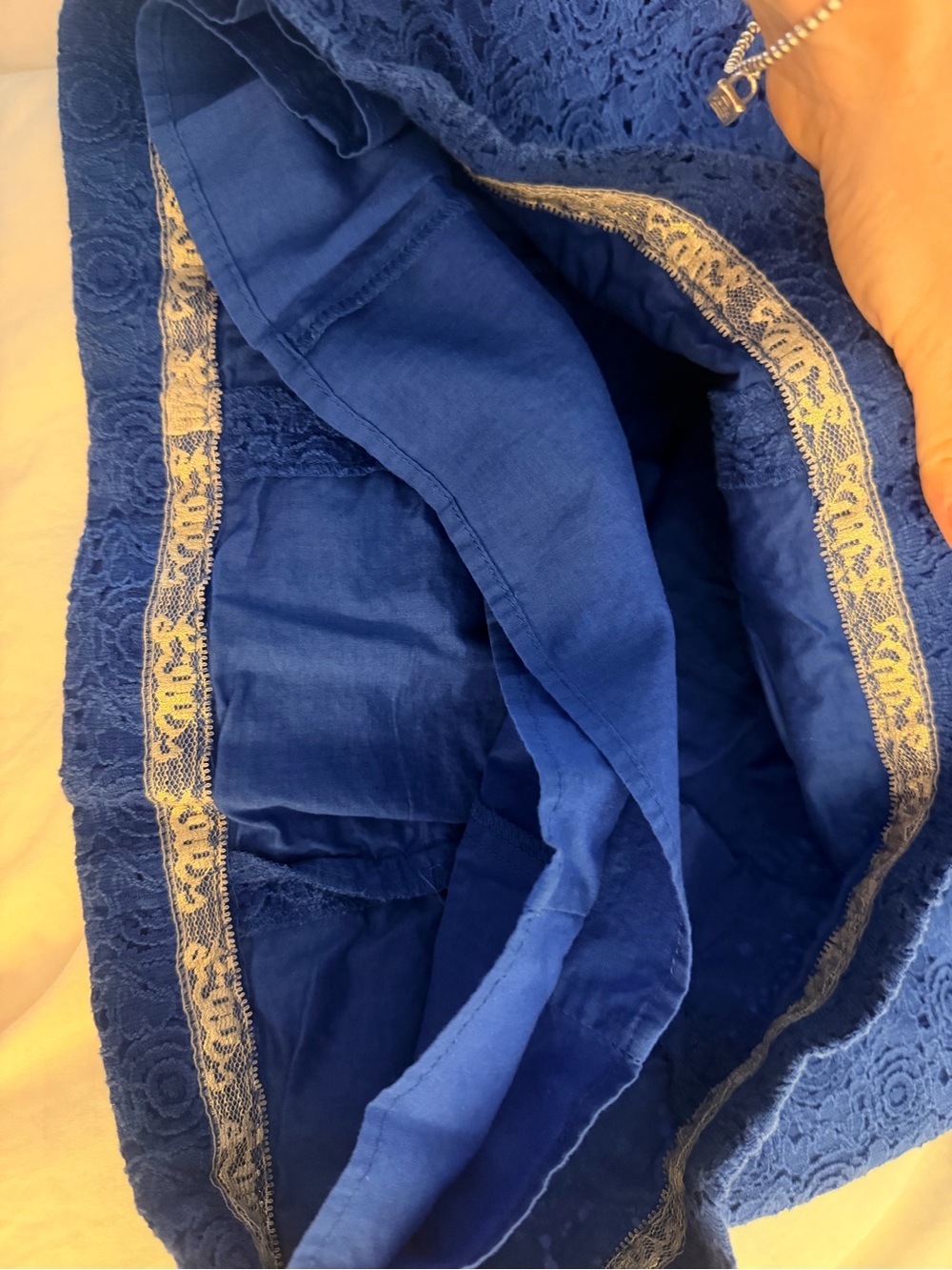 Lilly Pulitzer Valentina Cobalt Blue Embroidered Shift Dress - Picture 6 of 7